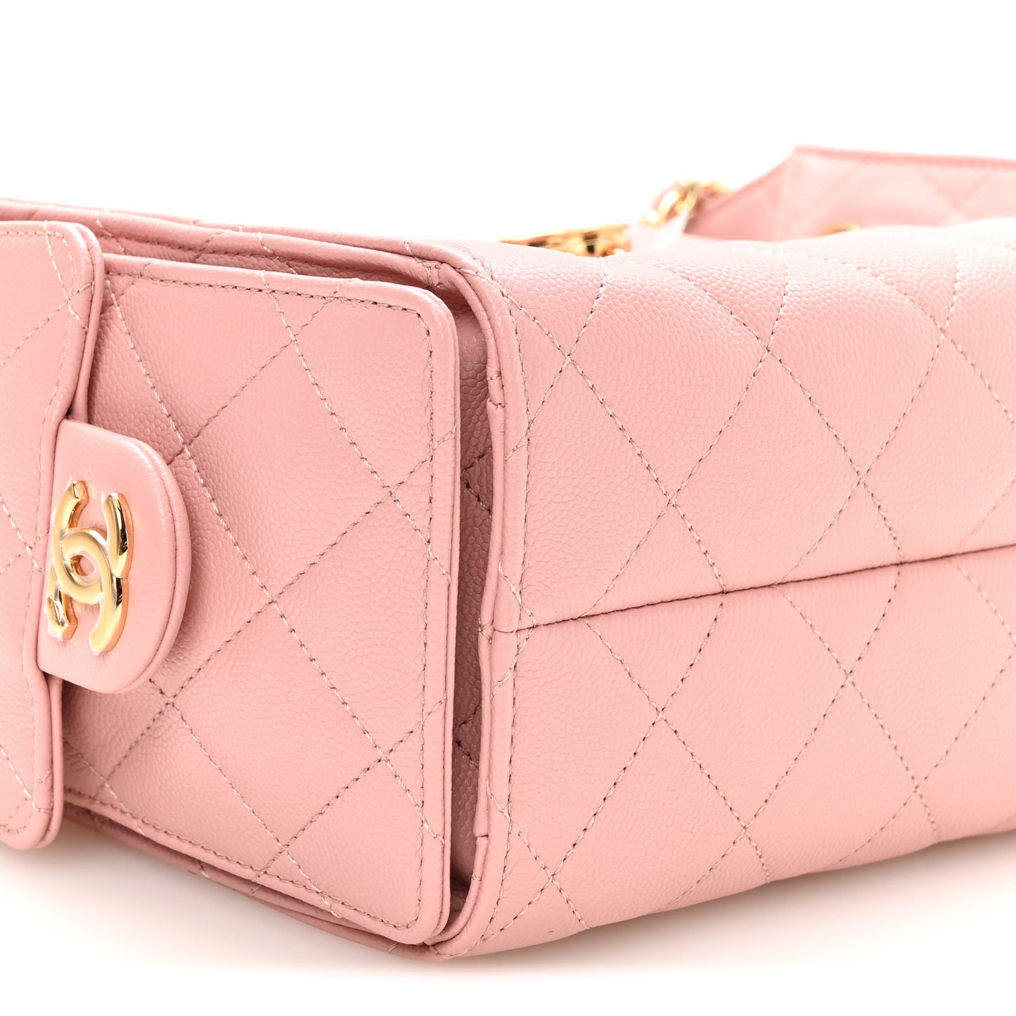Caviar Quilted Mini Chanel 25 Handbag Pink
