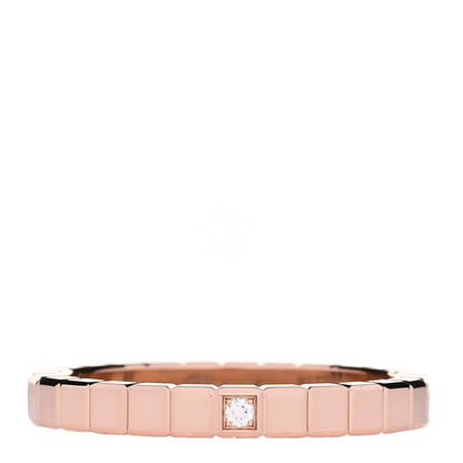 Chopard 18K Rose Gold Diamond Ice Cube Band Ring 51 5.75 1 of 7