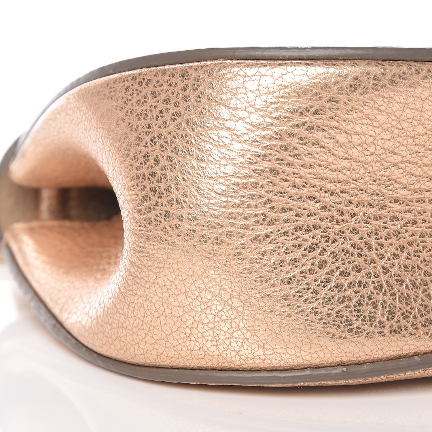 Chloe Metallic Grained Goatskin Nano Drew Shoulder Bag Abstract Gold 9 of 14