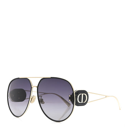 Christian Dior Metal DiorBobby A1U Aviator Sunglasses Black 1 of 7
