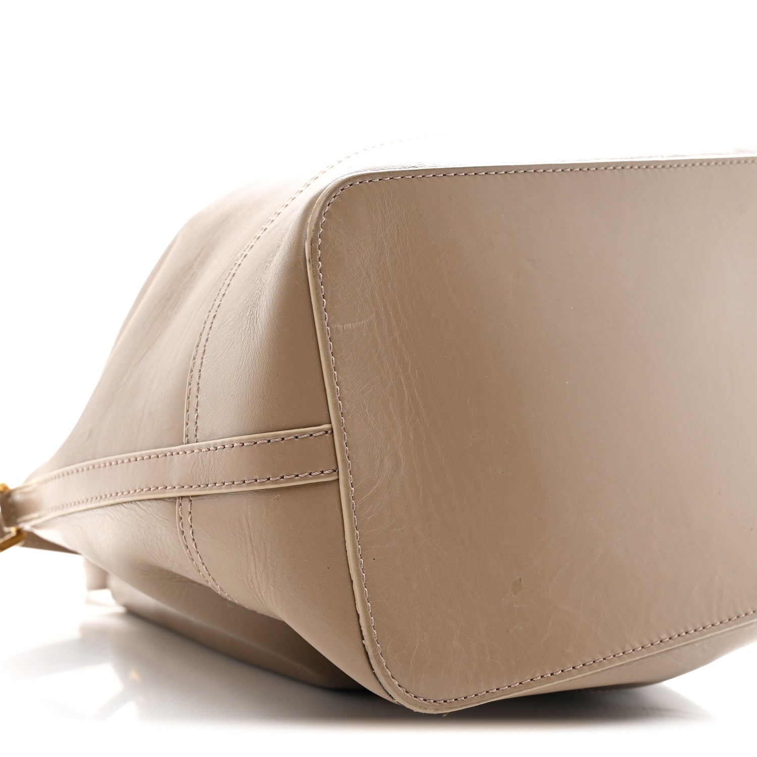 Khaite Calfskin Cecilia Bucket Bag Beige 8 of 10