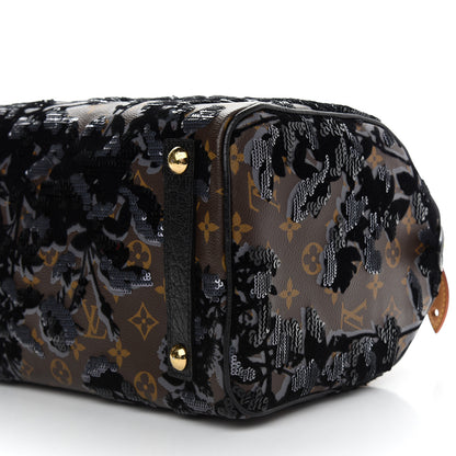 Louis Vuitton Monogram Fleur De Jais Sequins Speedy 30 9 of 9