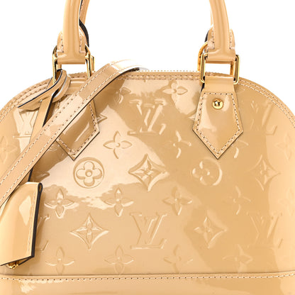 Louis Vuitton Vernis Alma BB Dune 7 of 9