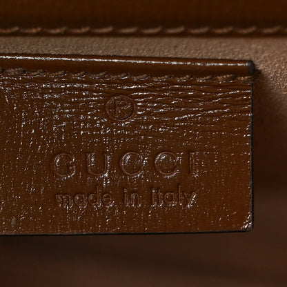 Gucci GG Supreme Monogram Mini Horsebit 1955 Crossbody Bag Beige Brown Sugar 6 of 9