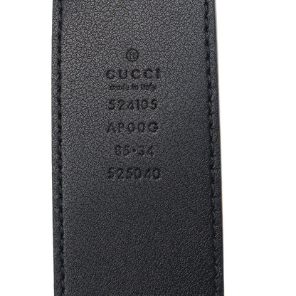 Gucci Moon Calfskin Torchon Double G 40mm Belt 85 34 Black 3 of 4