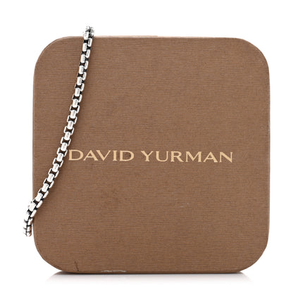 David Yurman Sterling Silver 14K Yellow Gold 4mm DY Bel Aire Box Chain Bracelet 4 of 4