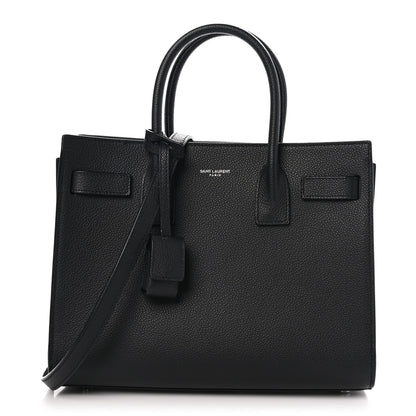 Saint Laurent Grain De Poudre Baby Sac De Jour Black 1 of 9