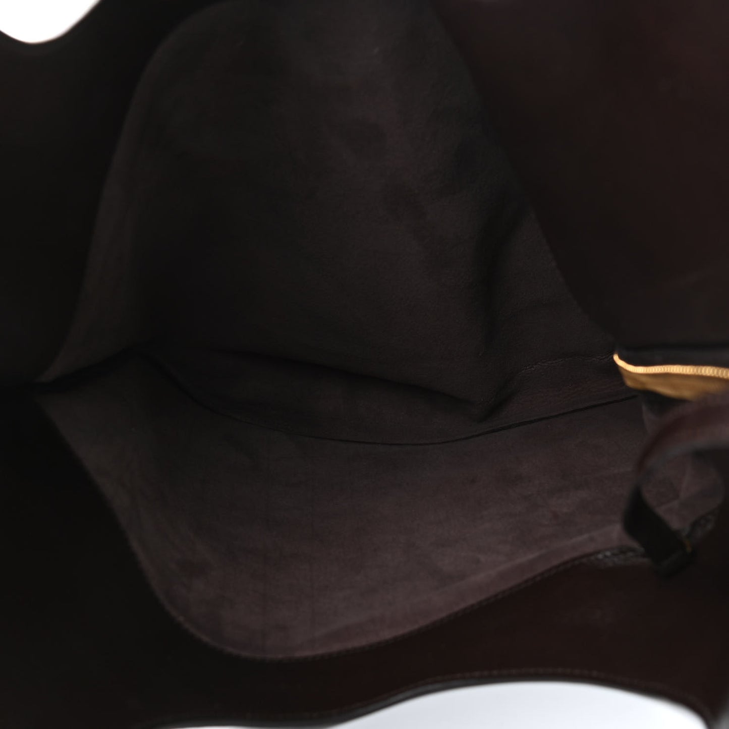 Alix Padlock Zip Shoulder Bag Brown