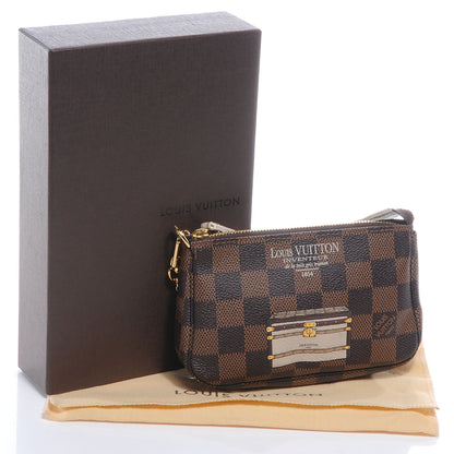 Louis Vuitton Damier Ebene Trunks and Locks Mini Pochette Accessories 5 of 9