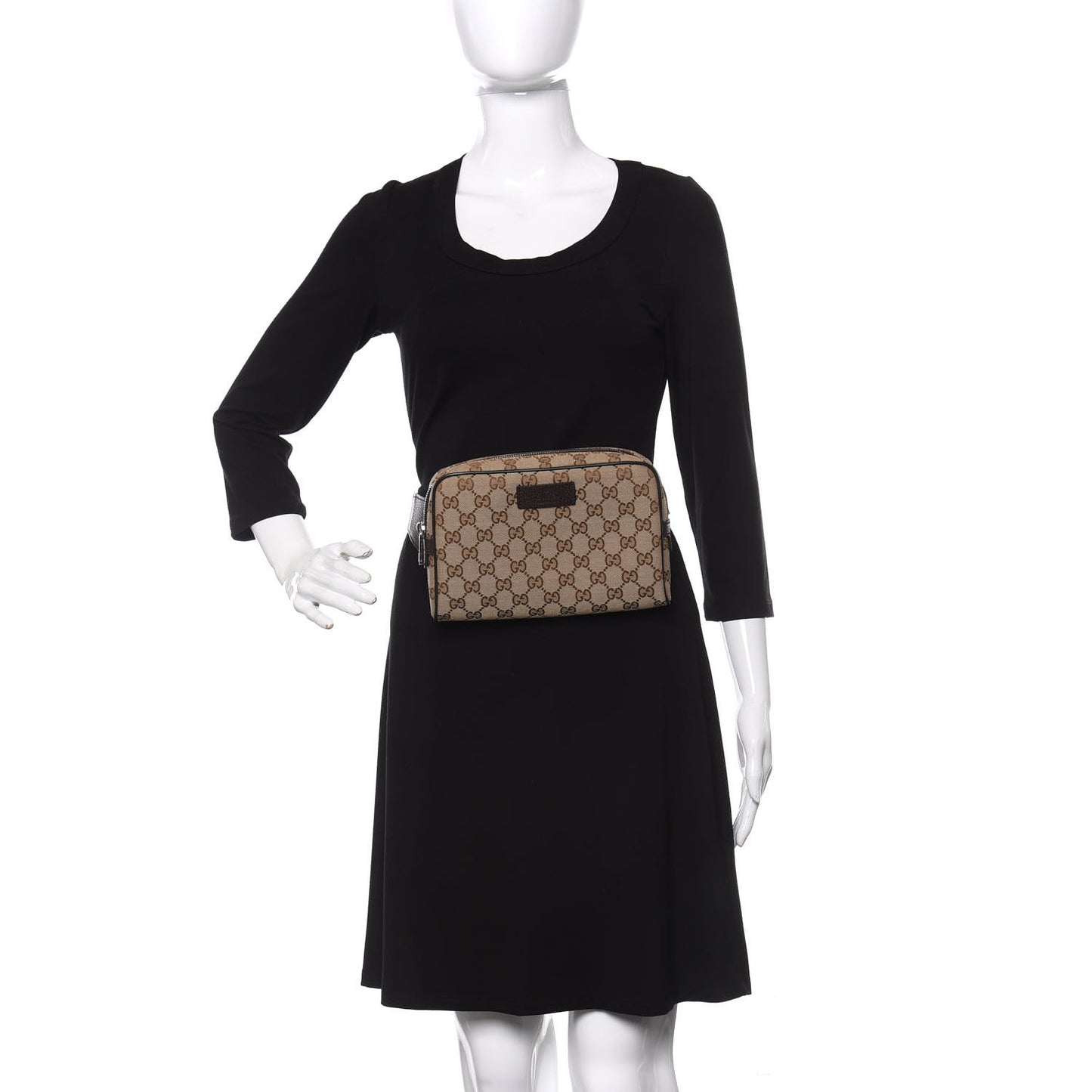 Monogram Belt Bag Dark Brown