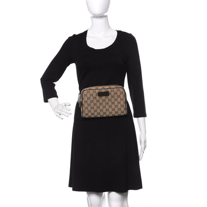 Gucci Monogram Belt Bag Dark Brown 2 of 10