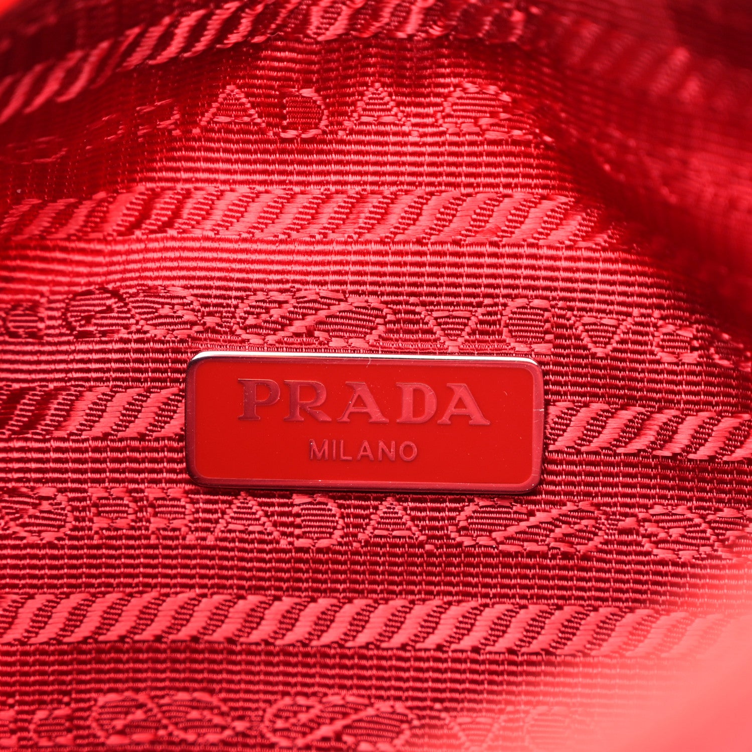 Prada Tessuto Nylon Mini Re-Edition 2000 Bag Rosso 6 of 12