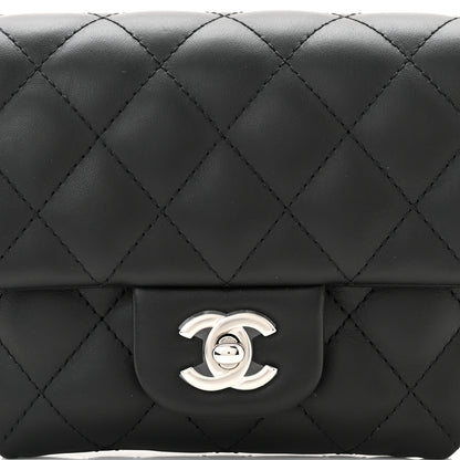 Chanel Calfskin Quilted CC Uniform Flap Belt Bag Black 9 of 11