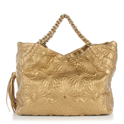 Chanel Calfskin Embroidered Ca D’Oro Tote Gold 1 of 7