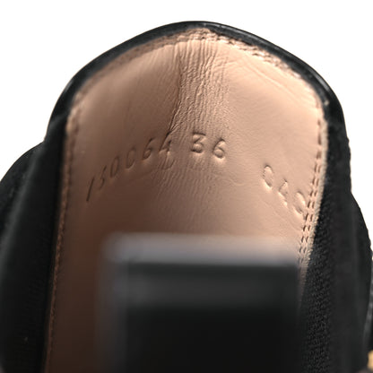 Gucci Magnum Calfskin Logo Ankle Boots 36 Black 10 of 12