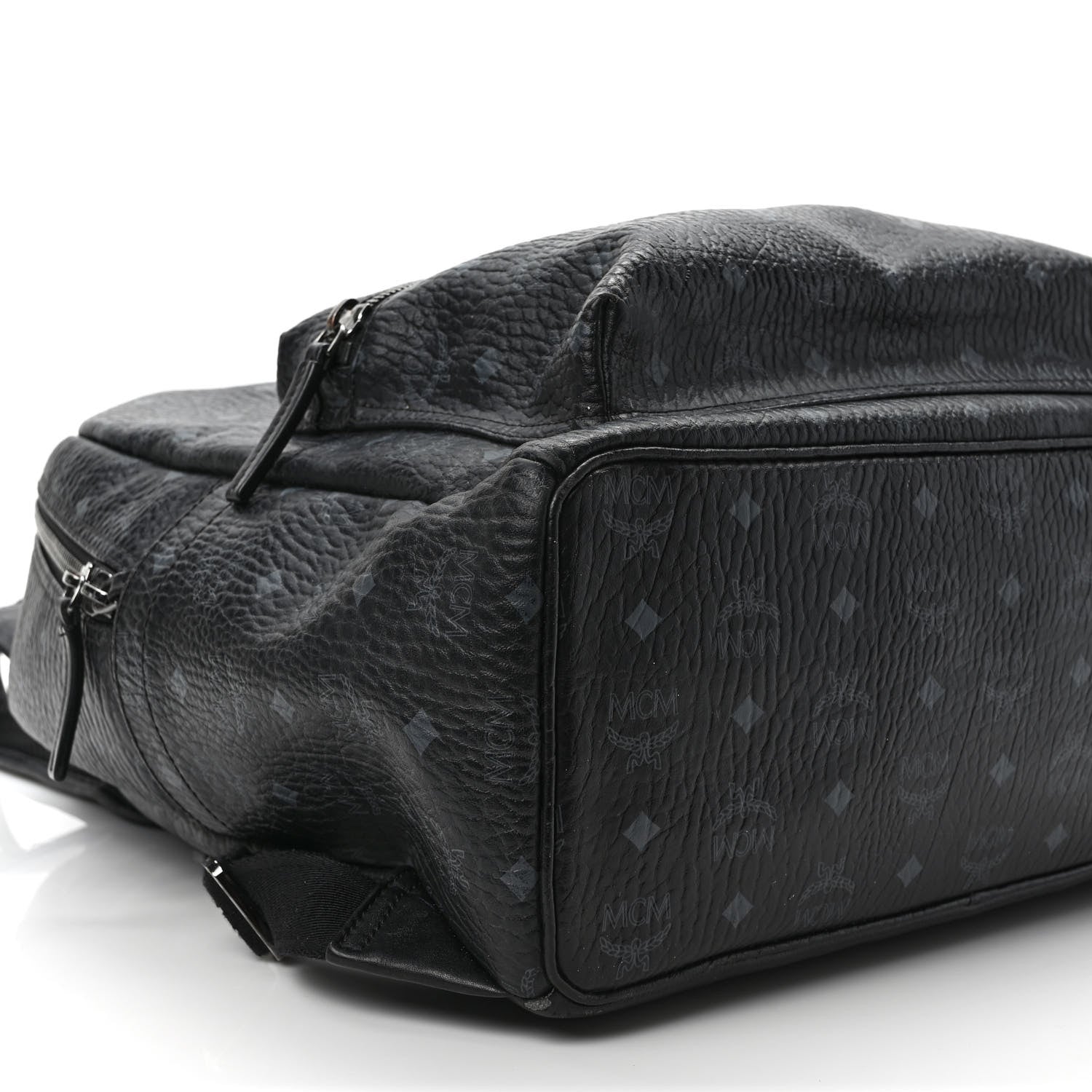 MCM Visetos Large Stark Backpack Black 7 of 11