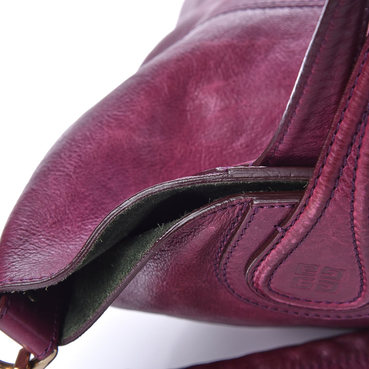 Lambskin North South Nightingale Aubergine