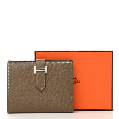 Hermes Epsom Bearn Compact Wallet Etoupe 10 of 10