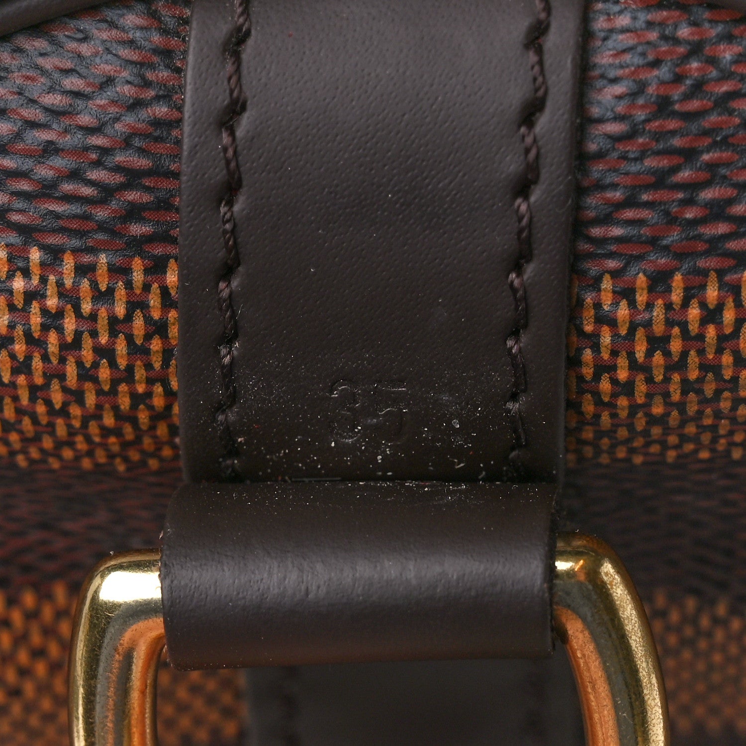 Louis Vuitton Damier Ebene Speedy Bandouliere 35 9 of 13