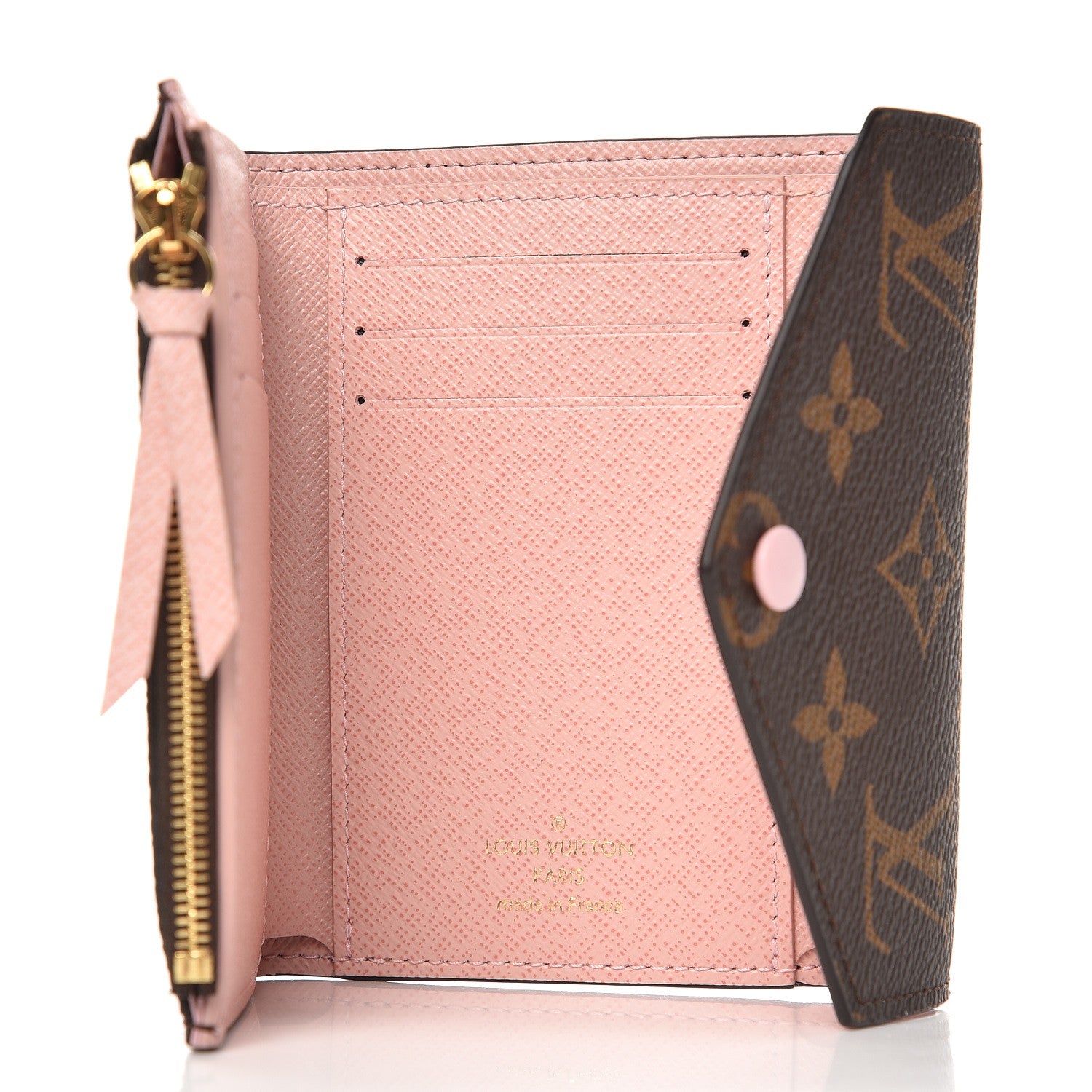 Louis Vuitton Monogram Victorine Wallet Rose Ballerine 5 of 6