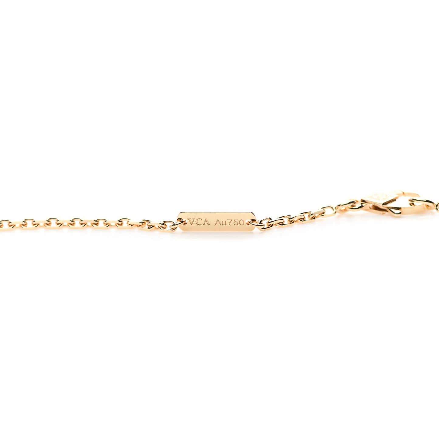 18K Yellow Gold Mother of Pearl Magic Alhambra Long Necklace