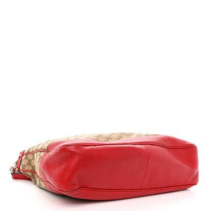 Gucci Monogram Medium Diana Bamboo Shoulder Bag Red 4 of 13