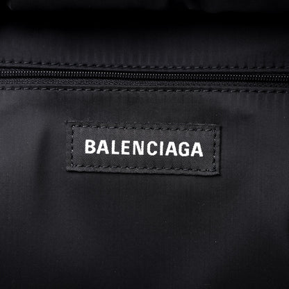 Balenciaga Nylon Double Pack Backpack Purple Black 5 of 11