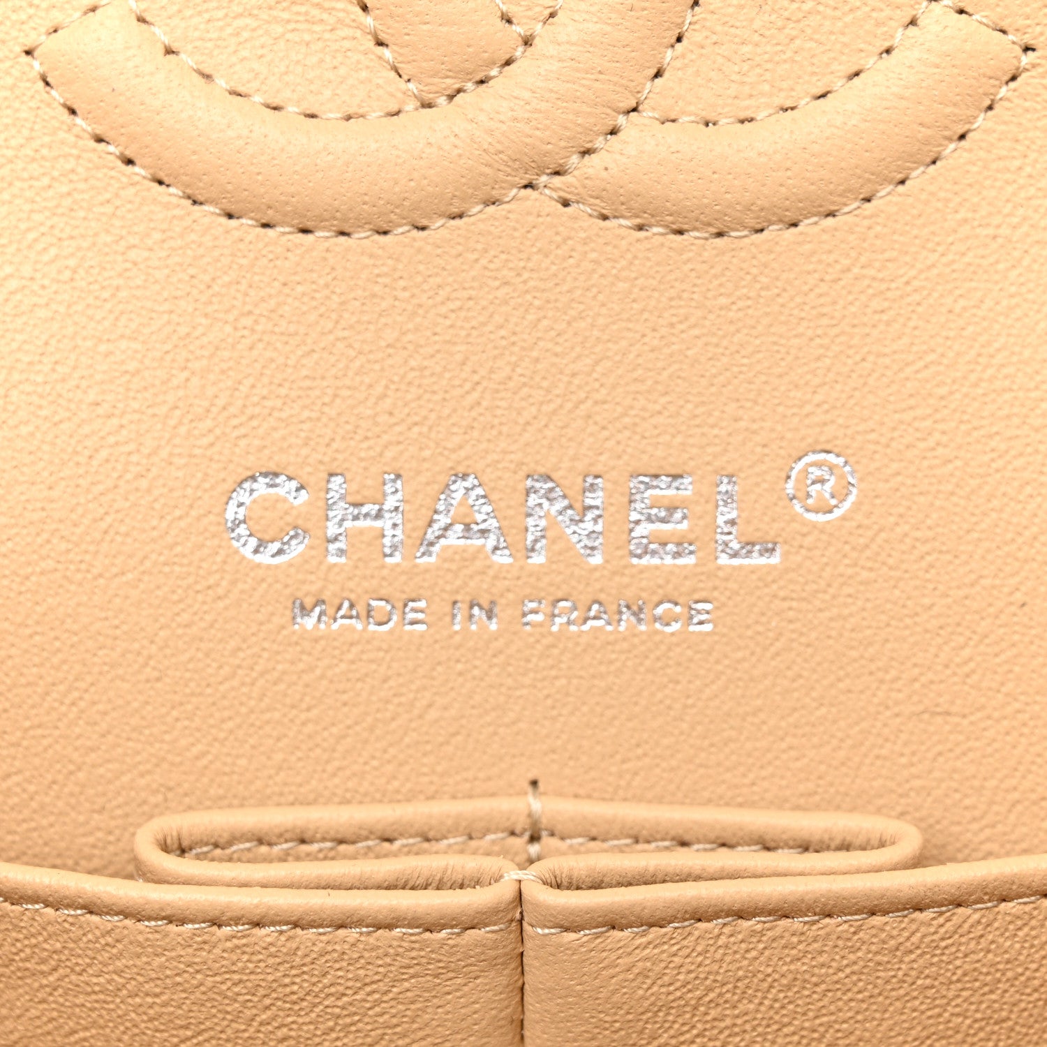 Chanel Lambskin Quilted Small Double Flap Beige 6 of 11