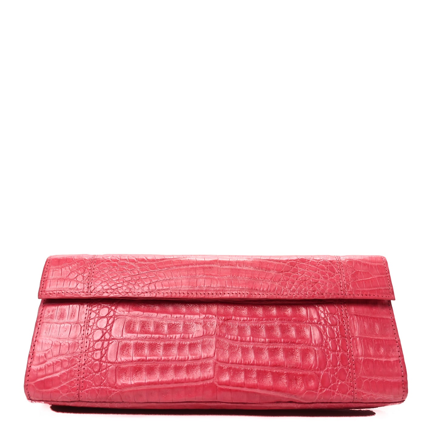 Crocodile Clutch Pink