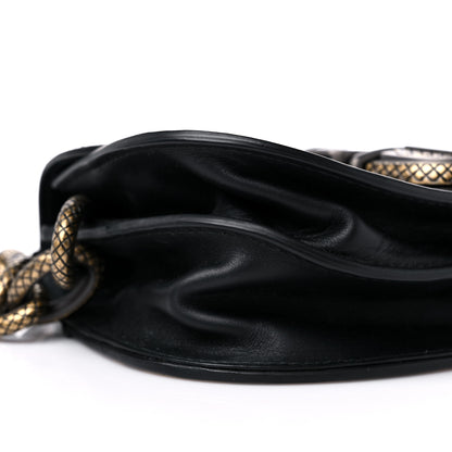 Bottega Veneta Calfskin Pony Hair Leopard Print Umbria Bag Black 7 of 13