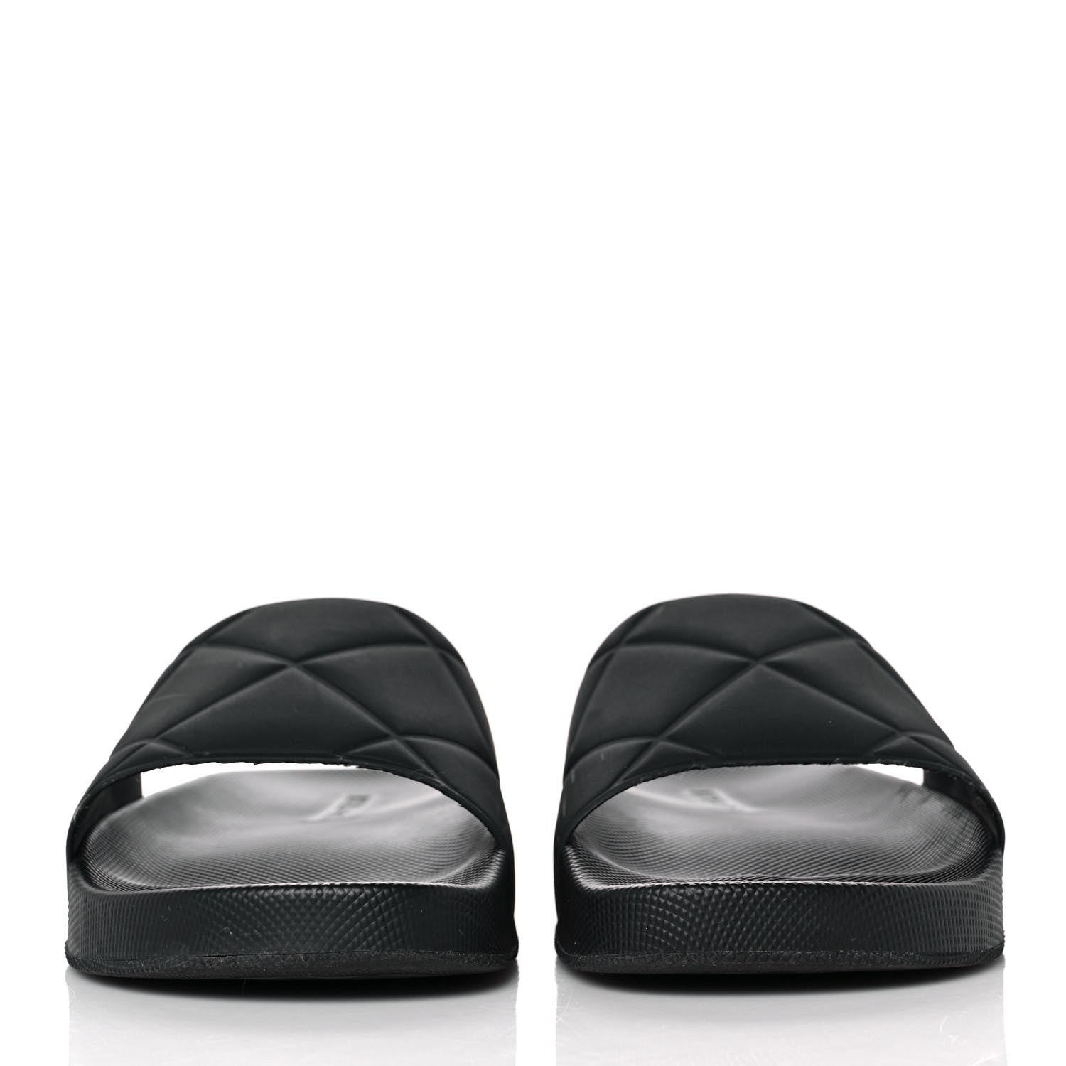 Bottega Veneta Rubber The Slider Sandals 41 Black 2 of 7