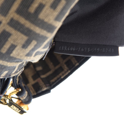 Fendi Fabric Jacquard FF 1974 Medium Baguette Tobacco Moro Black 10 of 11