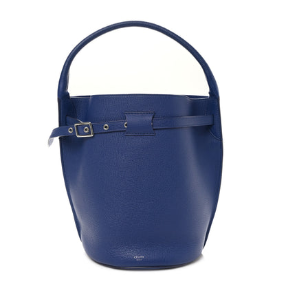 Celine Supple Grained Calfskin Big Bag Bucket Cobalt 3 of 9