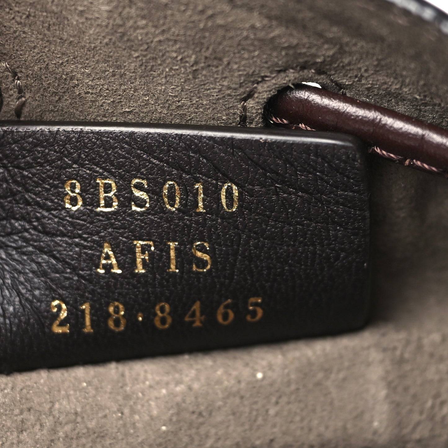 Suede Vitello King F is Fendi Micro FF Mini Mon Tresor Bucket Bag Sigaro Marrone Ebano
