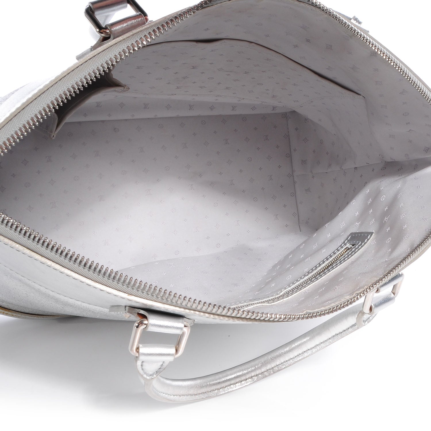 Louis Vuitton Suhali Lockit MM Silver 5 of 7