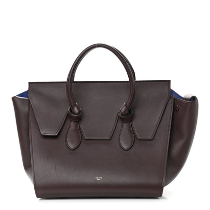 Celine Smooth Calfskin Small Tie Knot Tote Burgundy 1 of 18