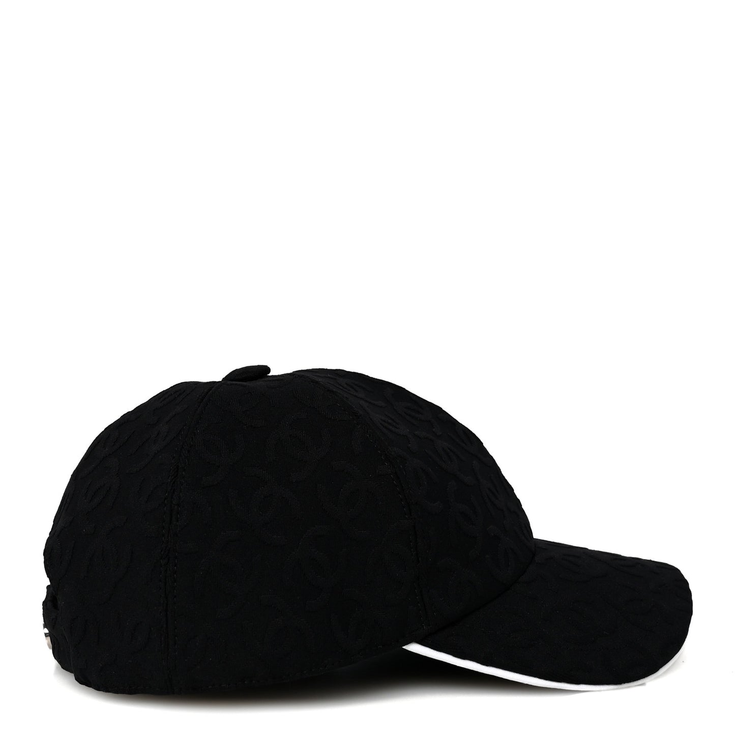 Silk Cotton CC Cap Hat Black Beige