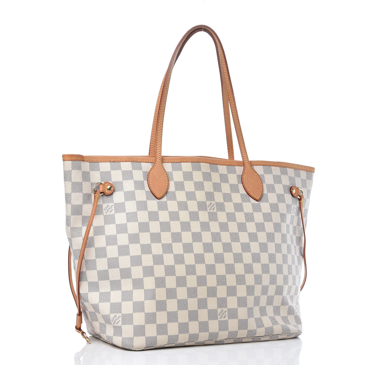 Louis Vuitton Damier Azur Neverfull MM 3 of 8