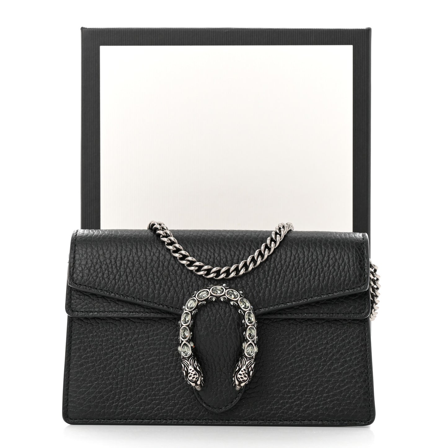 Calfskin Super Mini Dionysus Shoulder Bag Black