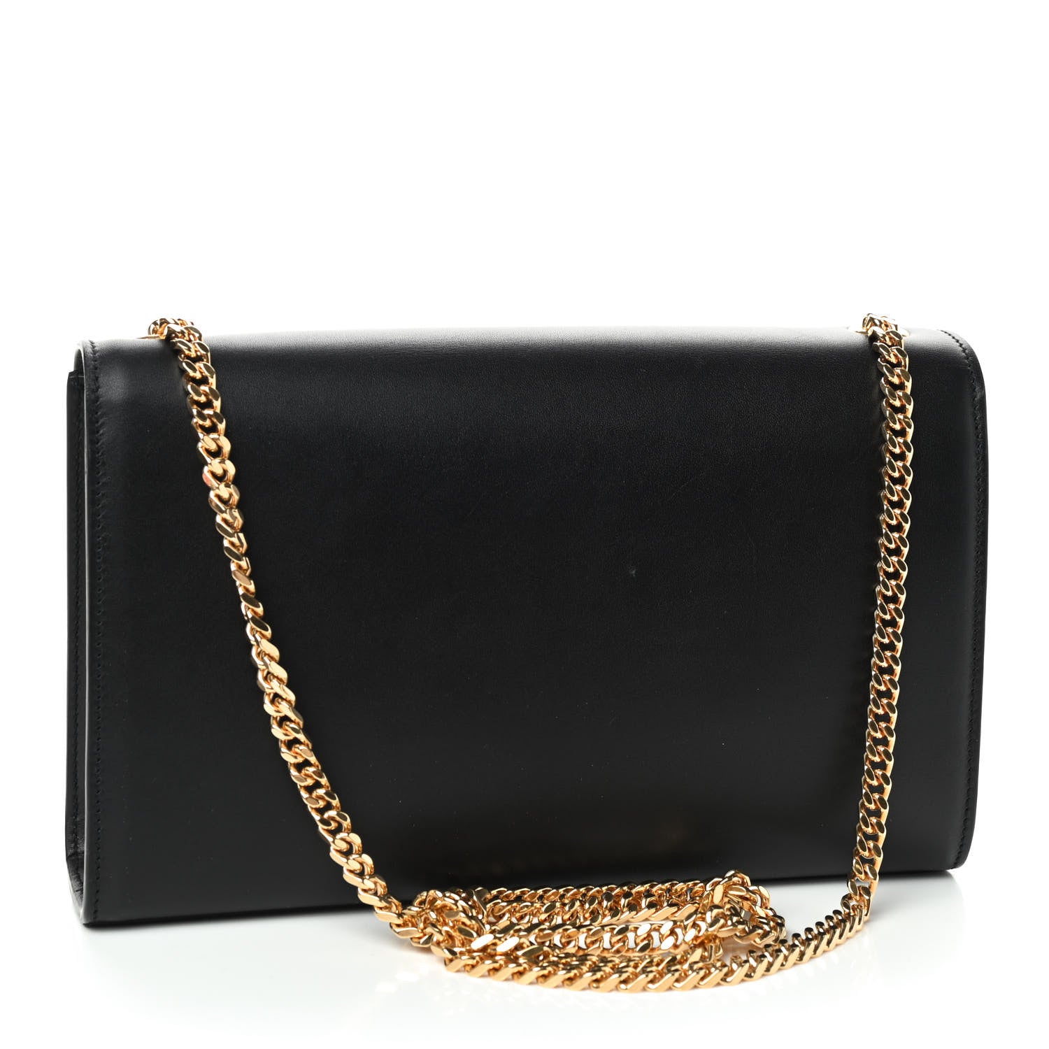 Saint Laurent Smooth Calfskin Medium Classic Monogram Kate Tassel Satchel Black 3 of 8