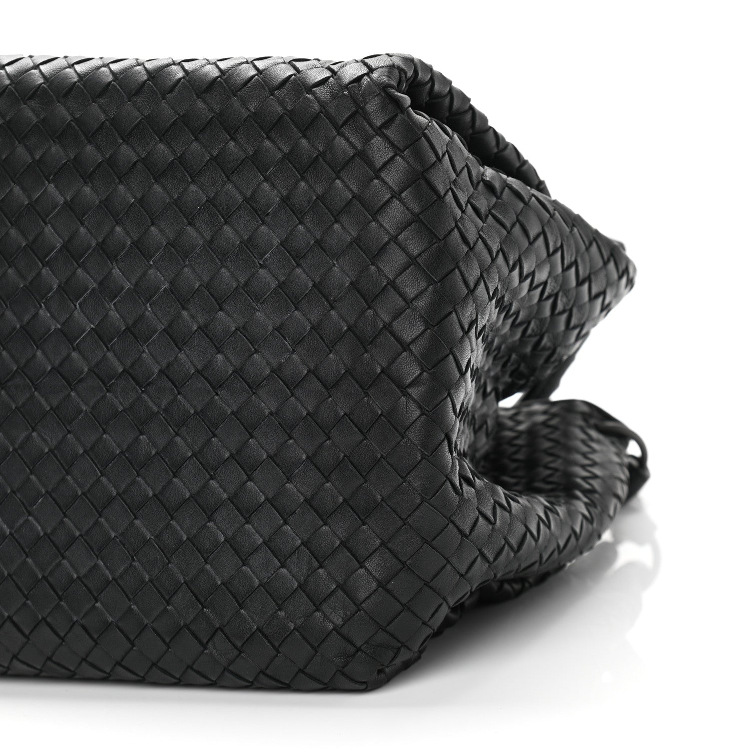 Bottega Veneta Nappa Intrecciato Parachute Bag Black 9 of 10