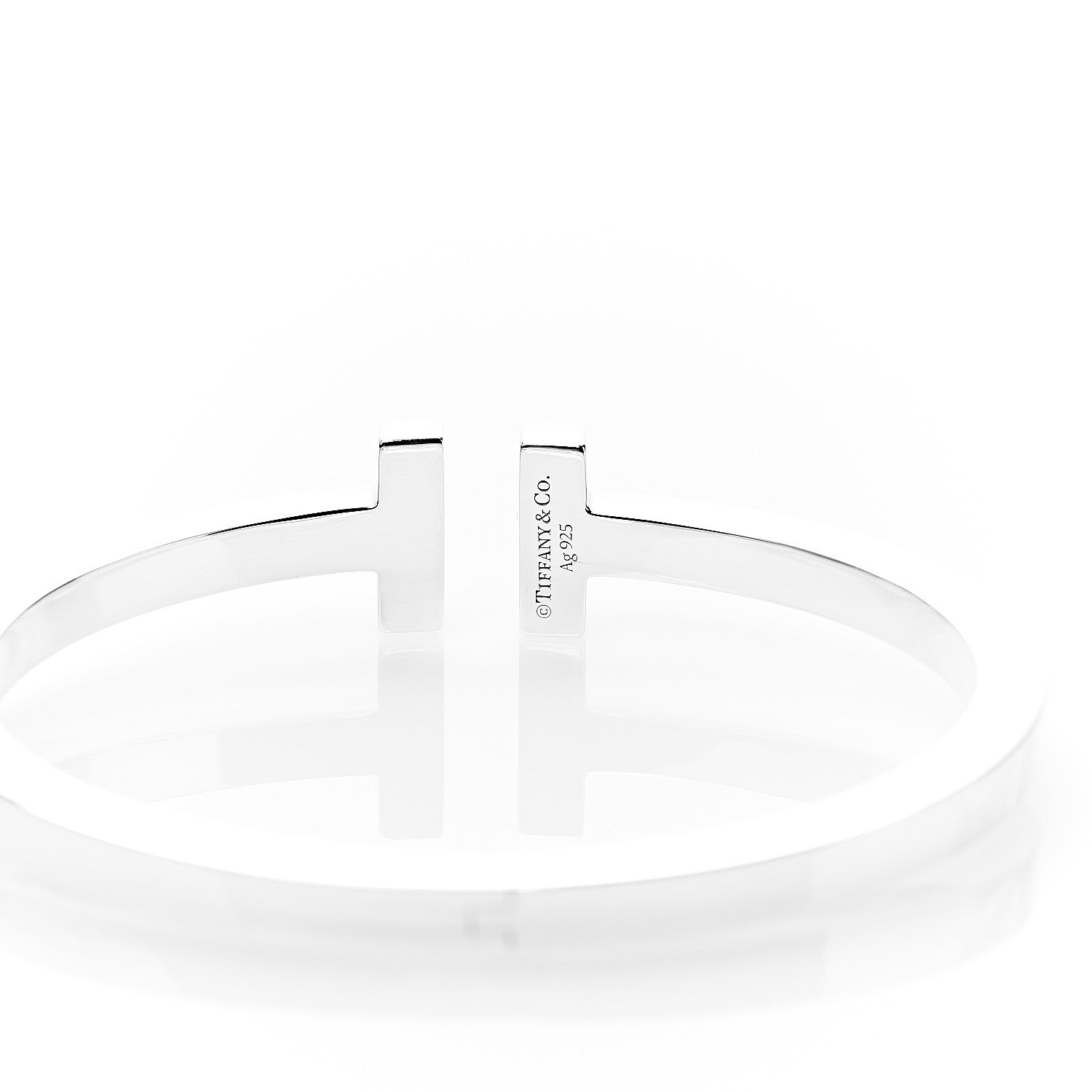 Tiffany Sterling Silver T Square Bracelet 3 of 4