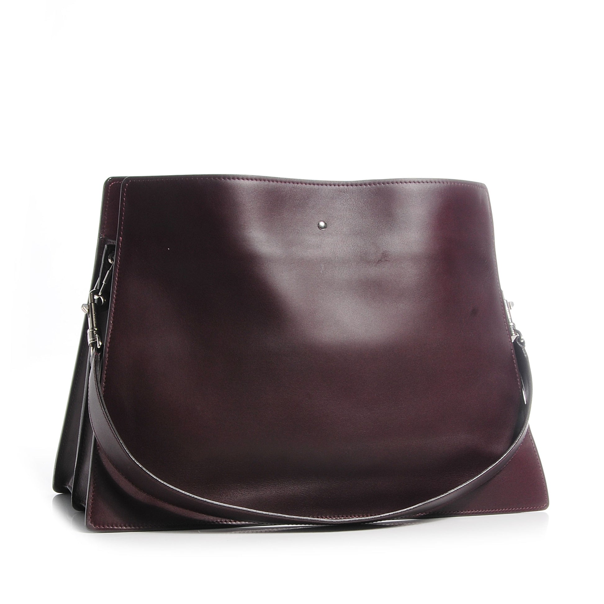 Celine Smooth Calfskin New Shoulder Bag Burgundy 3 of 7