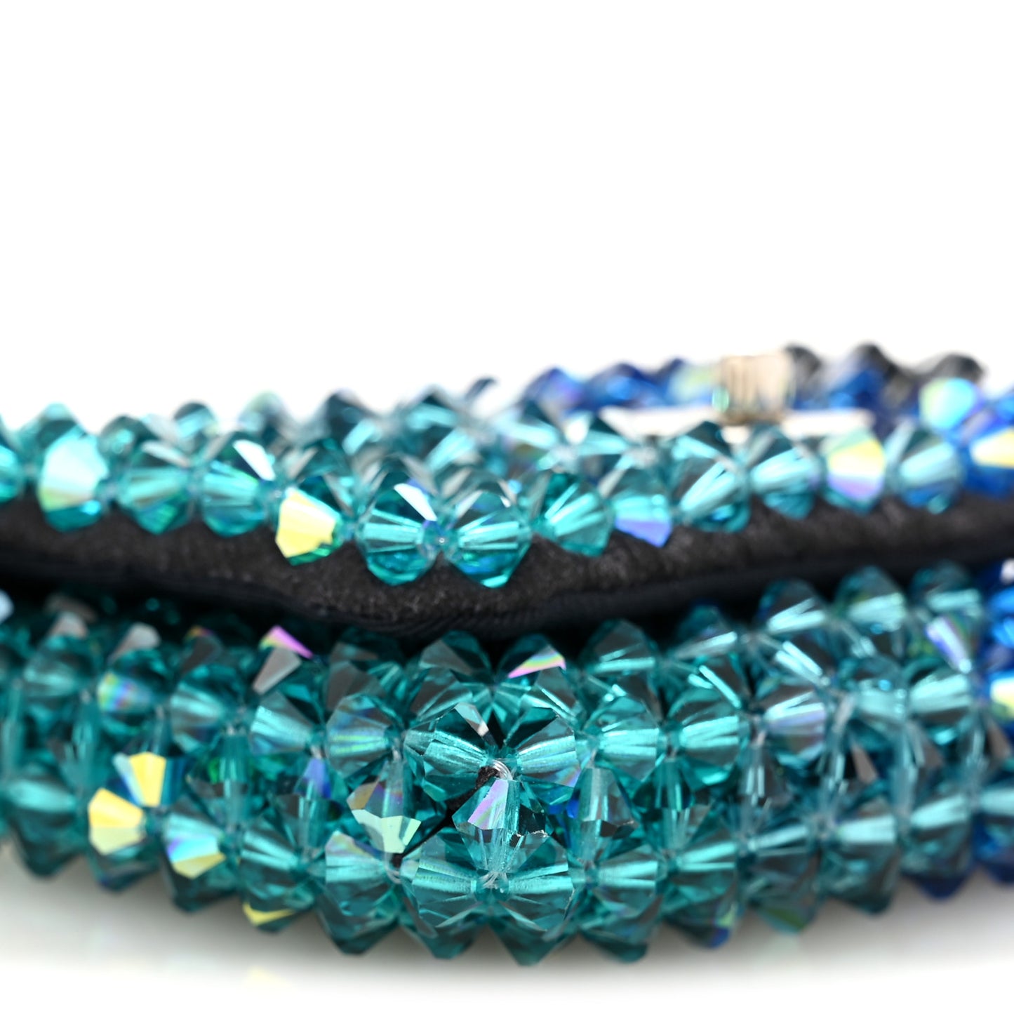 Crystal Mini Flap Blue Green
