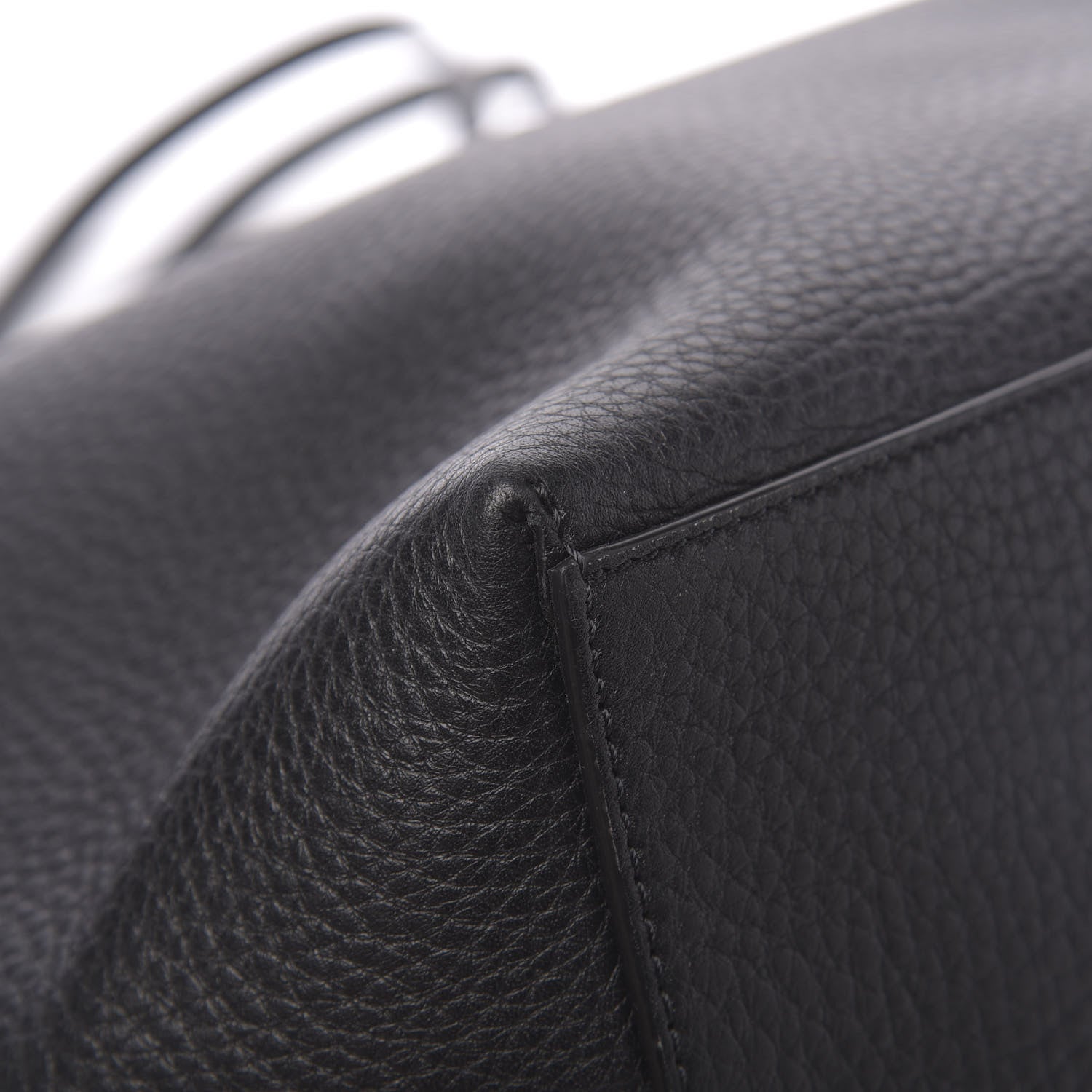 Valentino Garavani Grained Calfskin Rockstud Shoulder Tote Black 8 of 10