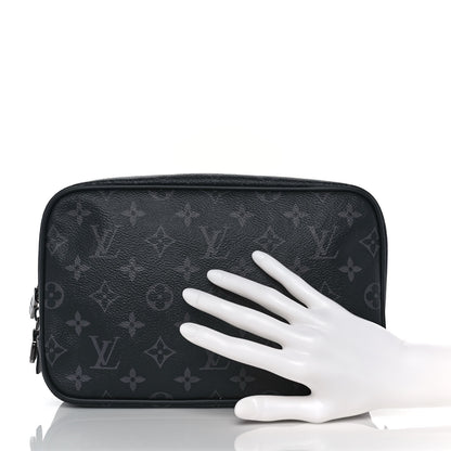 Louis Vuitton Monogram Eclipse Toilet Pouch GM 2 of 9