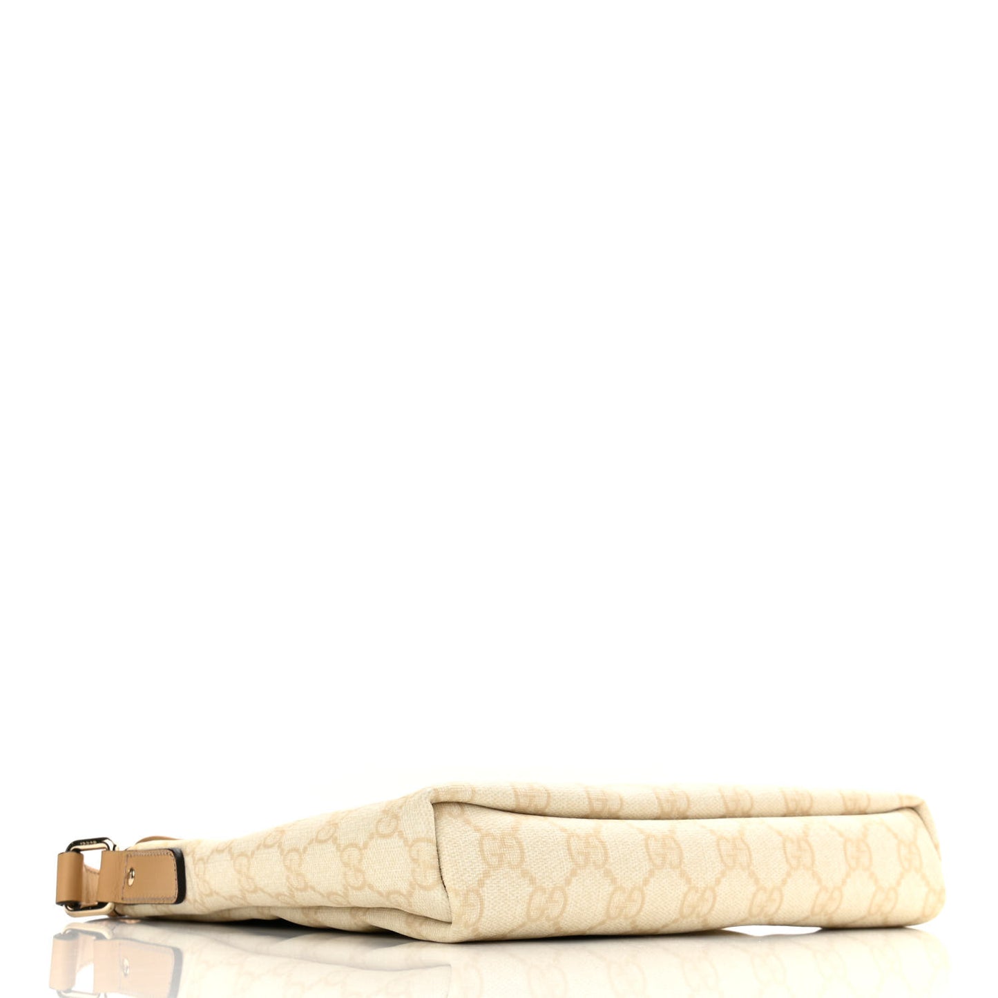 GG Plus Monogram Small Flap Messenger Bag White