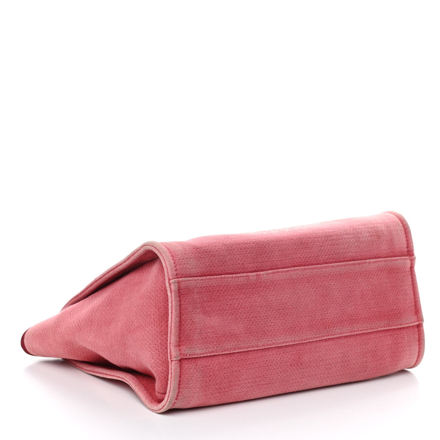Chanel Canvas Small Deauville Tote Red 4 of 10
