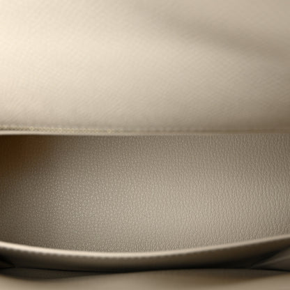 Hermes Epsom Kelly Sellier 25 Craie 6 of 12