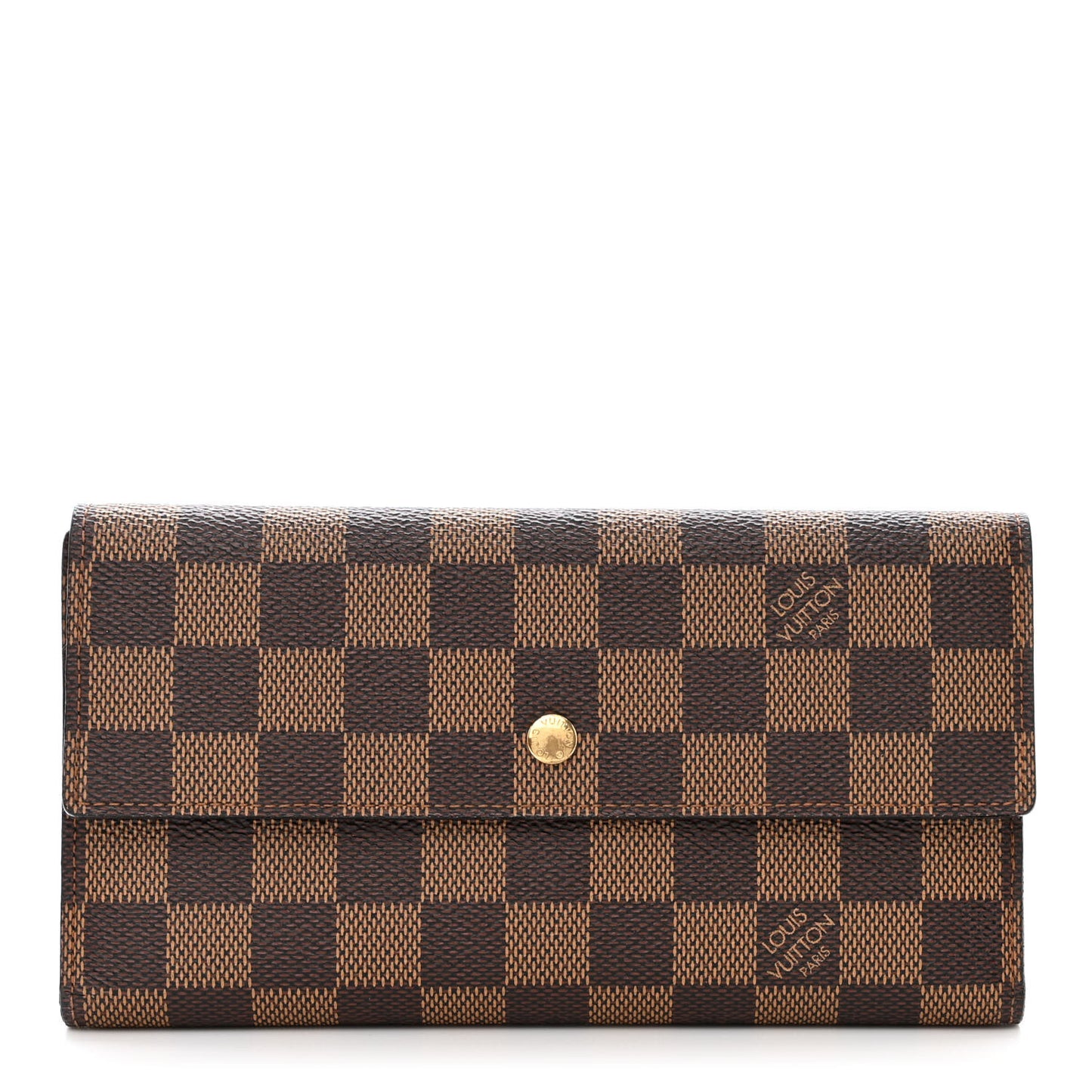 LOUIS VUITTON Damier Ebene Porte Tresor International Wallet